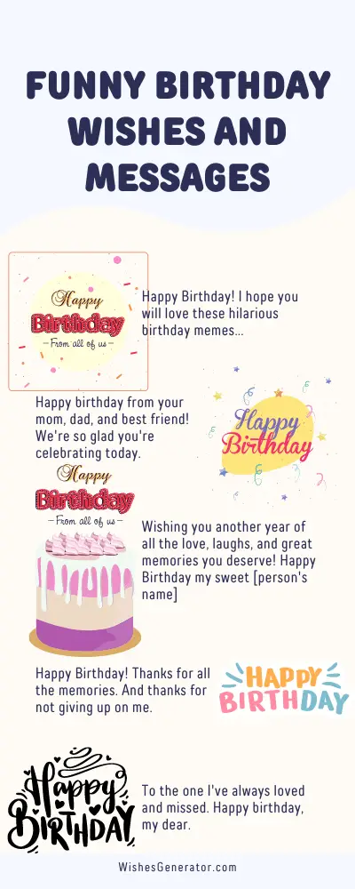 69 Funny Birthday Wishes And Messages 2150